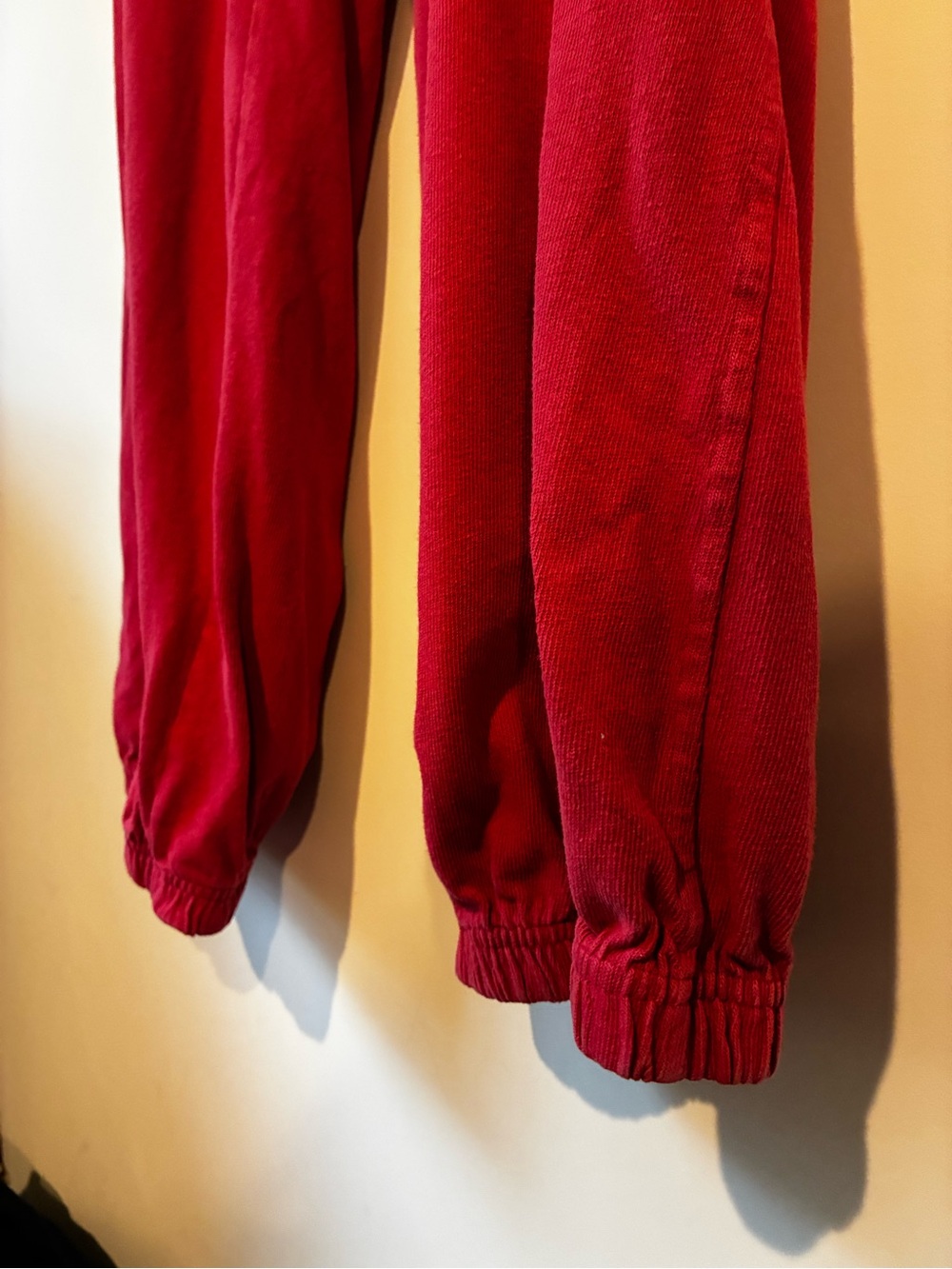 Le Bon Shoppe - French Terry Balloon Pants | Red Tulip size small - pockets - Picture 4 of 9